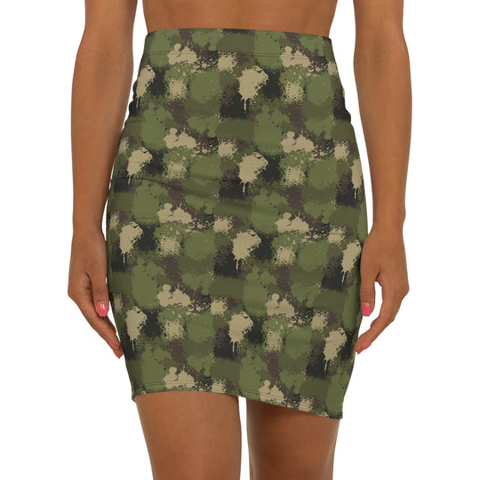 Bunker Babe Ultra High Waisted Pencil Skirt