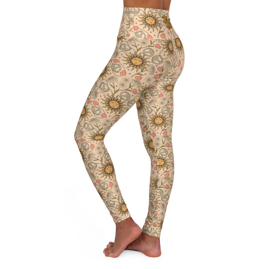 Tea Stained Nostalgia Ultra High Waisted Leggings