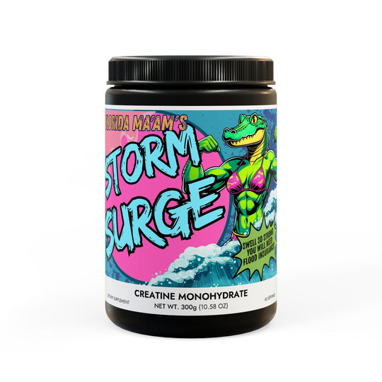 Florida Ma'am's Storm Surge Creatine Monohydrate Supplement (300g, 10.58oz)