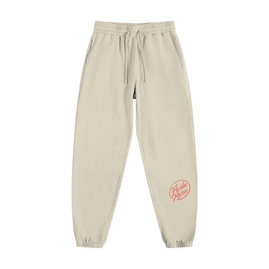 Florida Ma'am Pink Circle Vintage Washed Cotton Sweatpants