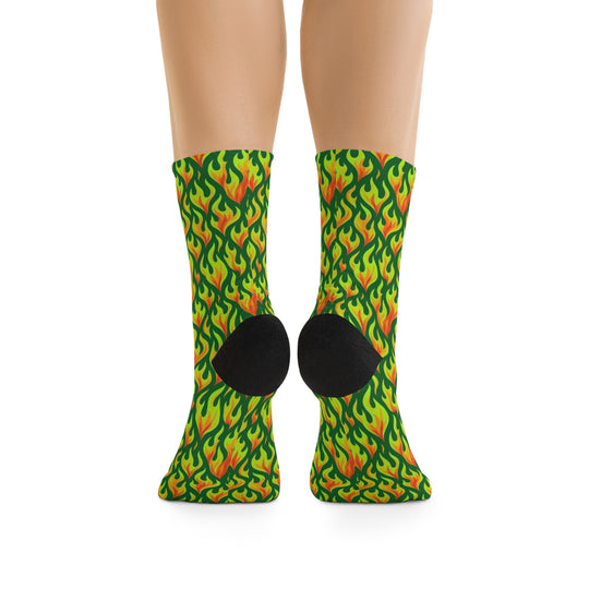 Hot GIrl Recycled Poly Crew Socks