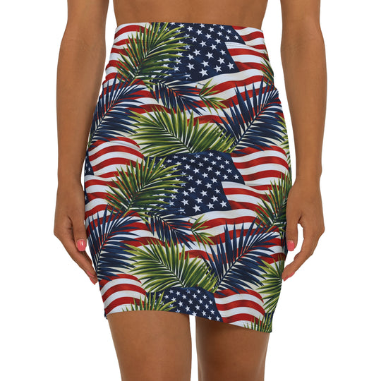 Happy 4th Ultra High Waisted Pencil Skirt