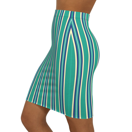 Life in Stripes Ultra High Waisted Pencil Skirt