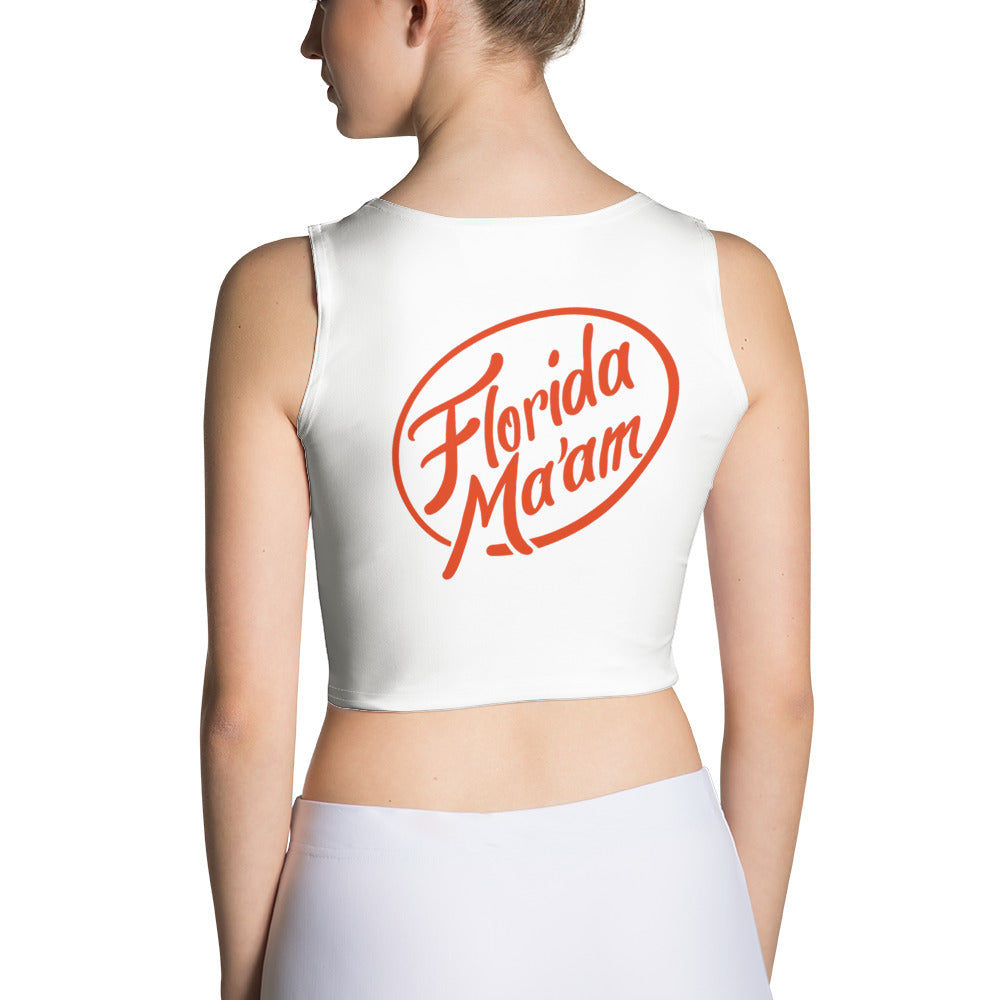 Miss Vixen Florida Fine white Crop Top