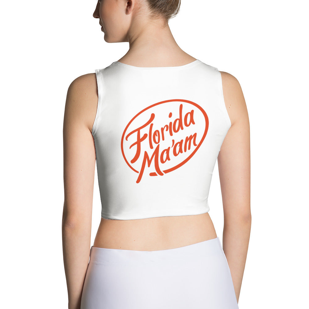 Foxy Roxy Florida Fine white Crop Top