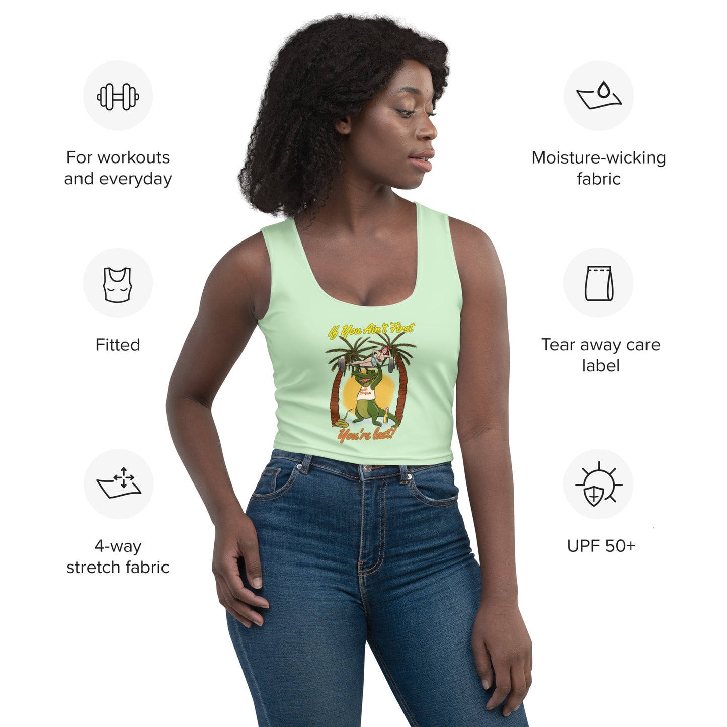 Foxy Roxy First Place Crop Top