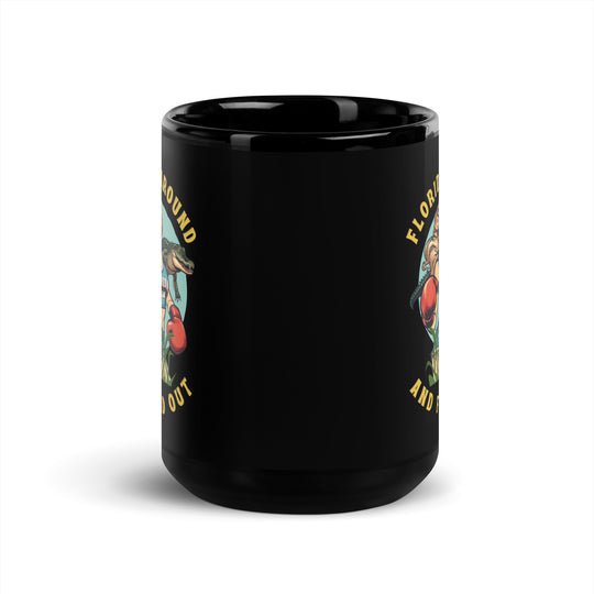FAFO Black Glossy Mug