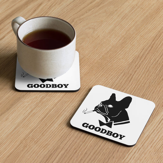 GOODBOY Cork-back coaster