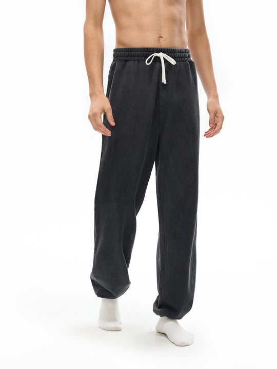Florida Ma'am Pink Circle Vintage Washed Cotton Sweatpants