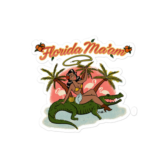 Dreama Gator Ridin' Bubble-free stickers