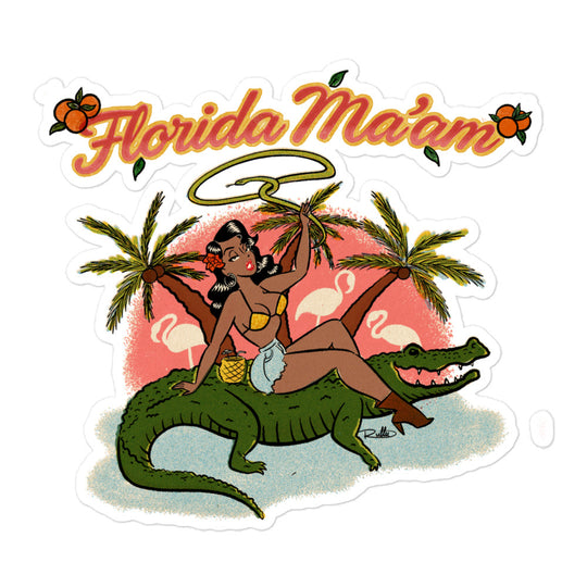 Dreama Gator Ridin' Bubble-free stickers