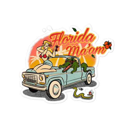 Elly May Joy Ridin' Bubble-free stickers