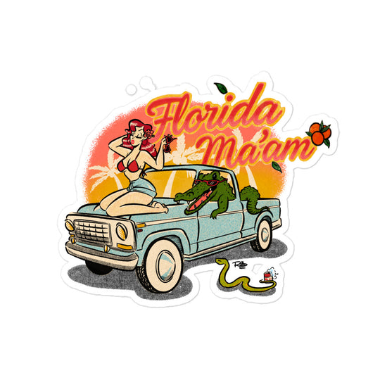Foxy Roxy Joy Ridin' Bubble-free stickers