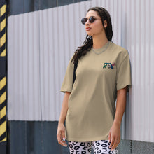 Load image into Gallery viewer, 904 Embroidered logo  Oversized faded t-shirt
