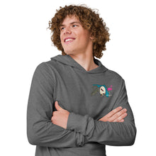 Load image into Gallery viewer, 904 white text Hooded long-sleeve tee
