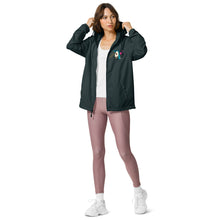 Load image into Gallery viewer, 904 front logo white text Unisex lightweight zip up windbreaker
