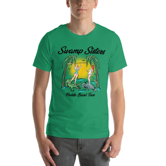 Swamp Sister's Paddle Board Tour Short-sleeve unisex t-shirt