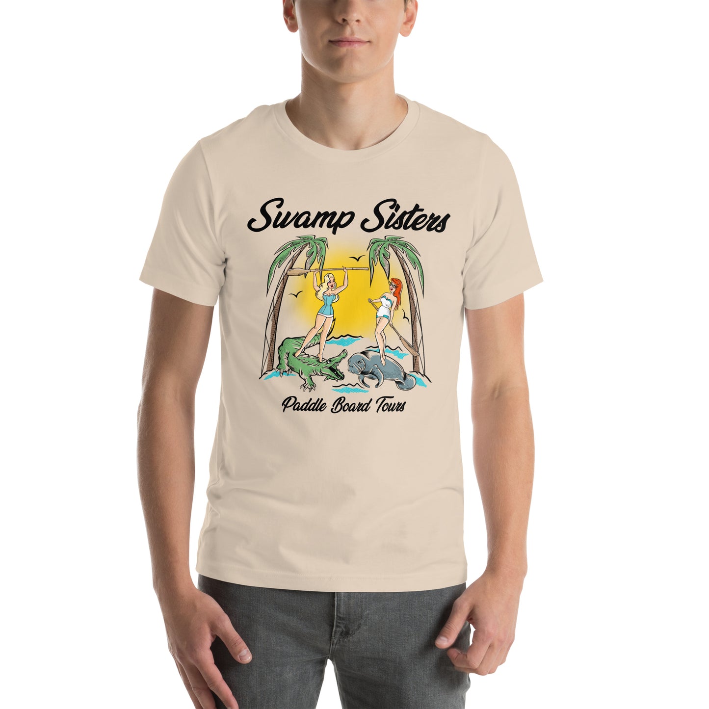 Swamp Sister's Paddle Board Tour Short-sleeve unisex t-shirt