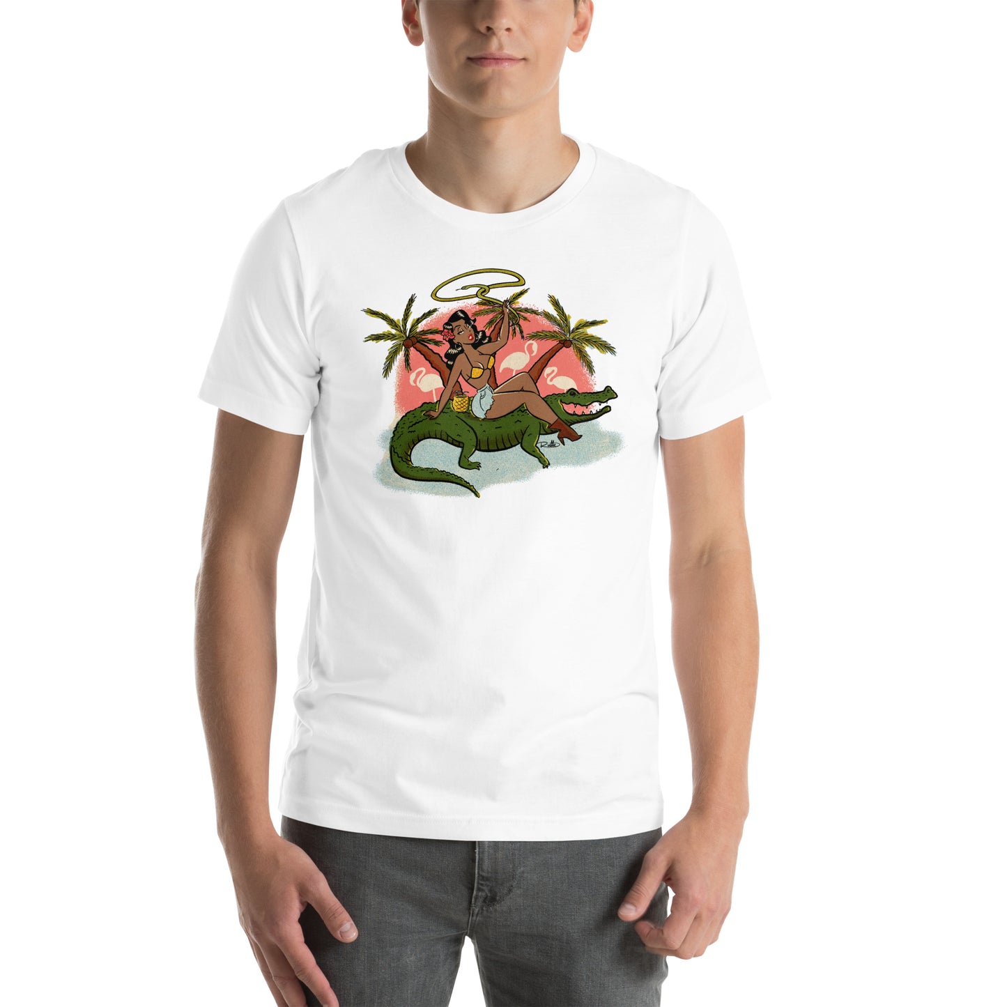 Dreama Gator Ridin' Short-Sleeve Unisex T-Shirt