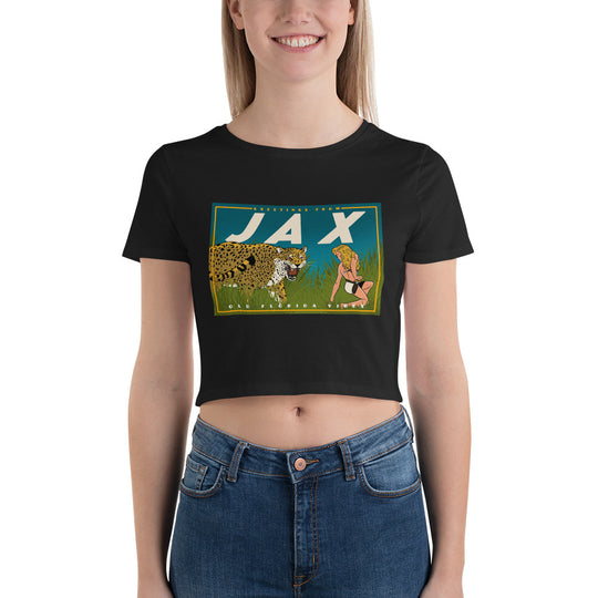 Greetings from Jax Women’s Crop Tee