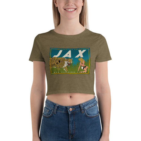 Greetings from Jax Women’s Crop Tee