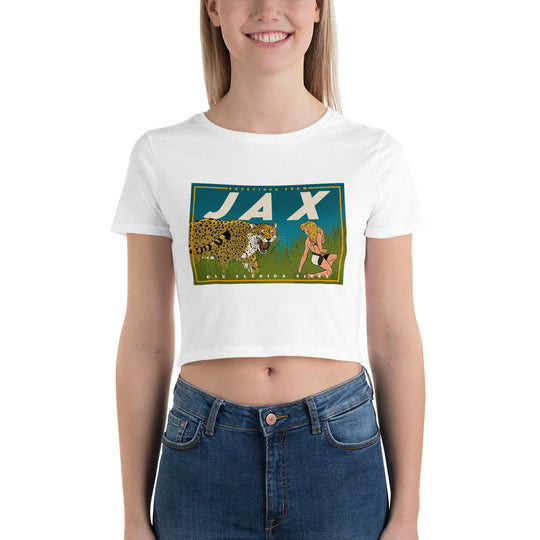 Greetings from Jax Women’s Crop Tee