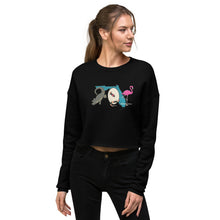 Load image into Gallery viewer, 904 white text Crop Sweatshirt
