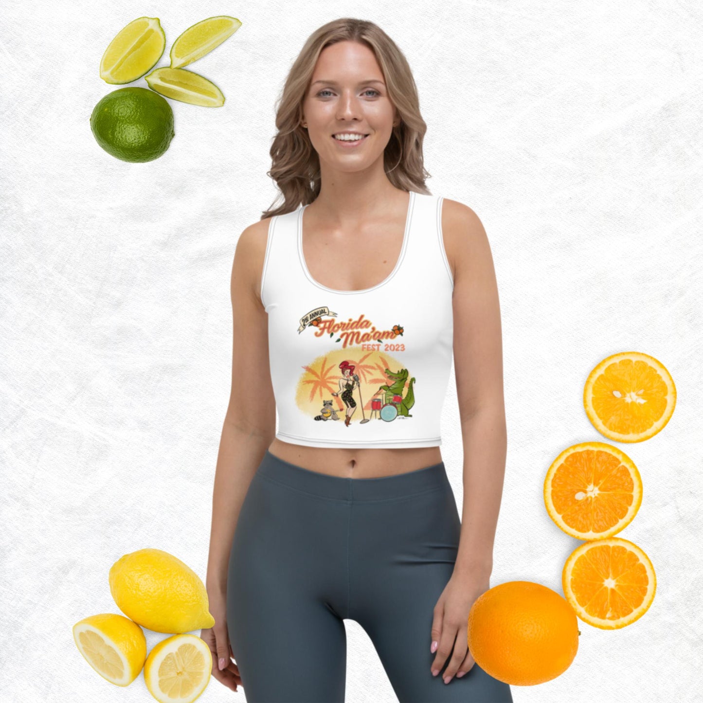 Foxy Roxy Florida Ma'am Fest 2023 Crop Top