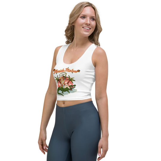 Elly May Gator RIdin' Crop Top