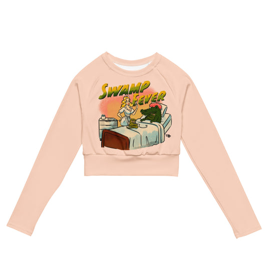 Swamp Fever Elly May Recycled long-sleeve crop top