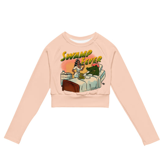 Swamp Fever Dreama Recycled long-sleeve crop top