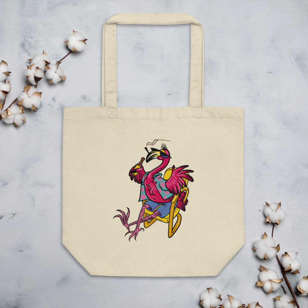 Franky Flamingo Eco Tote Bag