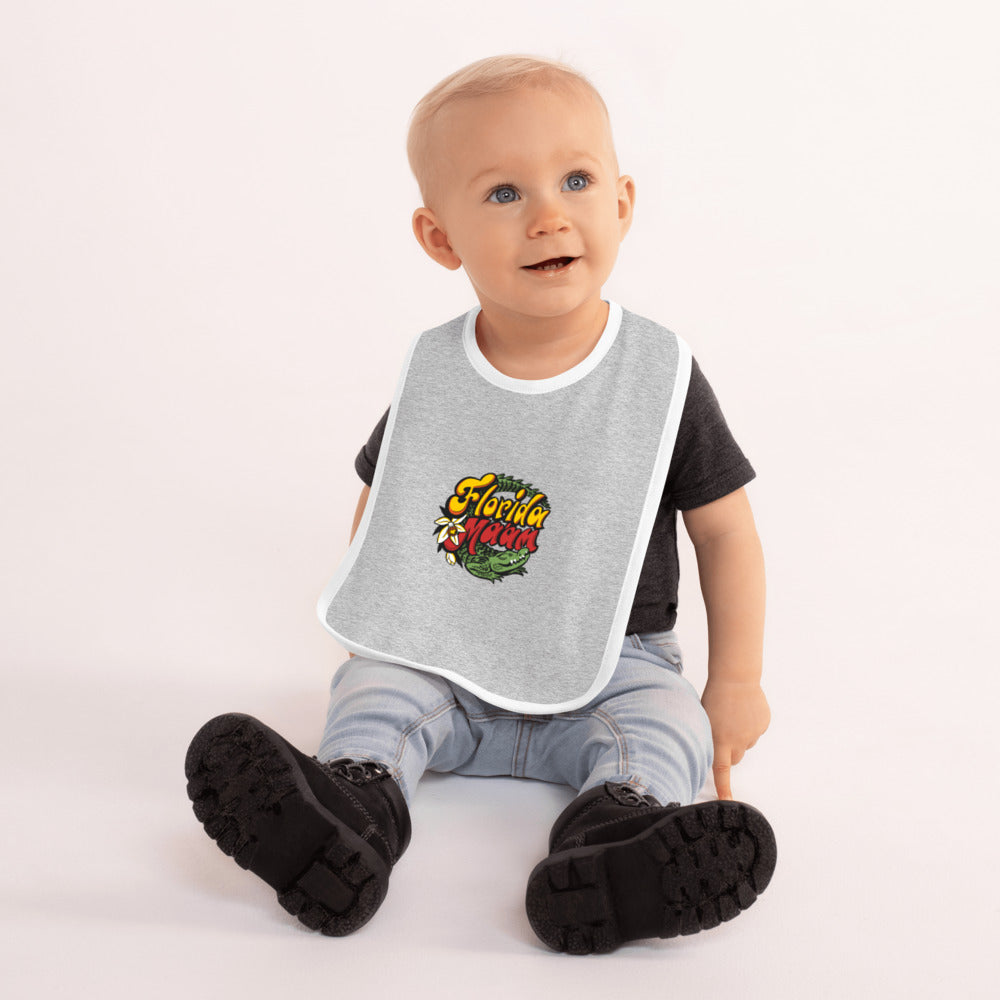 Wally Embroidered Baby Bib
