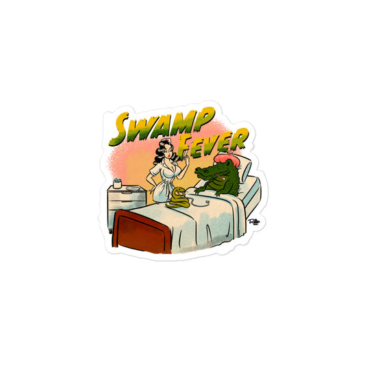 Swamp Fever Miss Vixen Bubble-free stickers