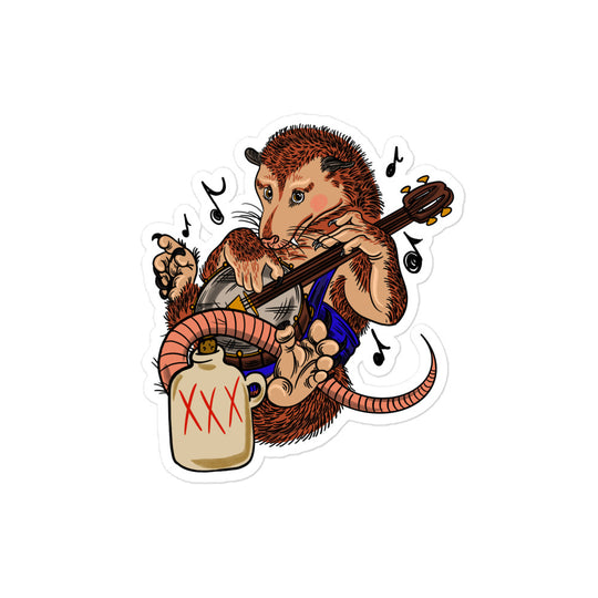 Possum' Charlie X Bubble-free stickers