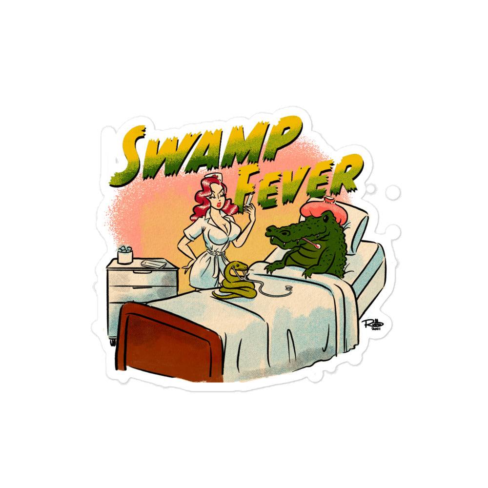 Swamp Fever Foxy Roxy Bubble-free stickers