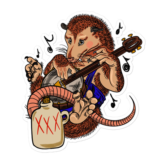 Possum' Charlie X Bubble-free stickers