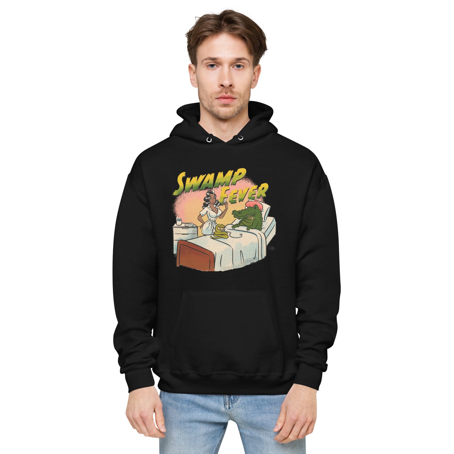 Dreama Swamp Fever Unisex fleece hoodie