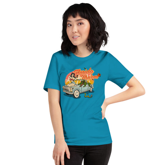Miss Vixen Joy Ridin' Unisex t-shirt