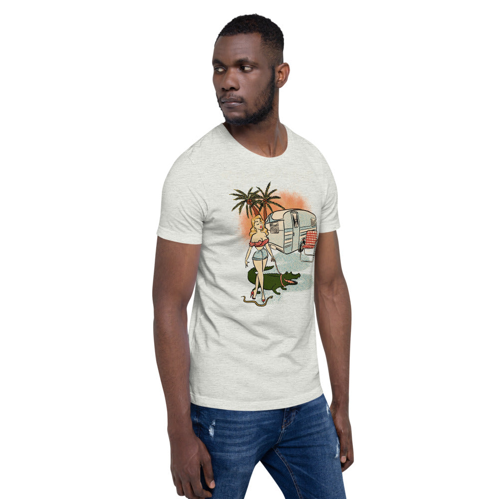 Elly May Trailer Park Strollin' Short-Sleeve Unisex T-Shirt