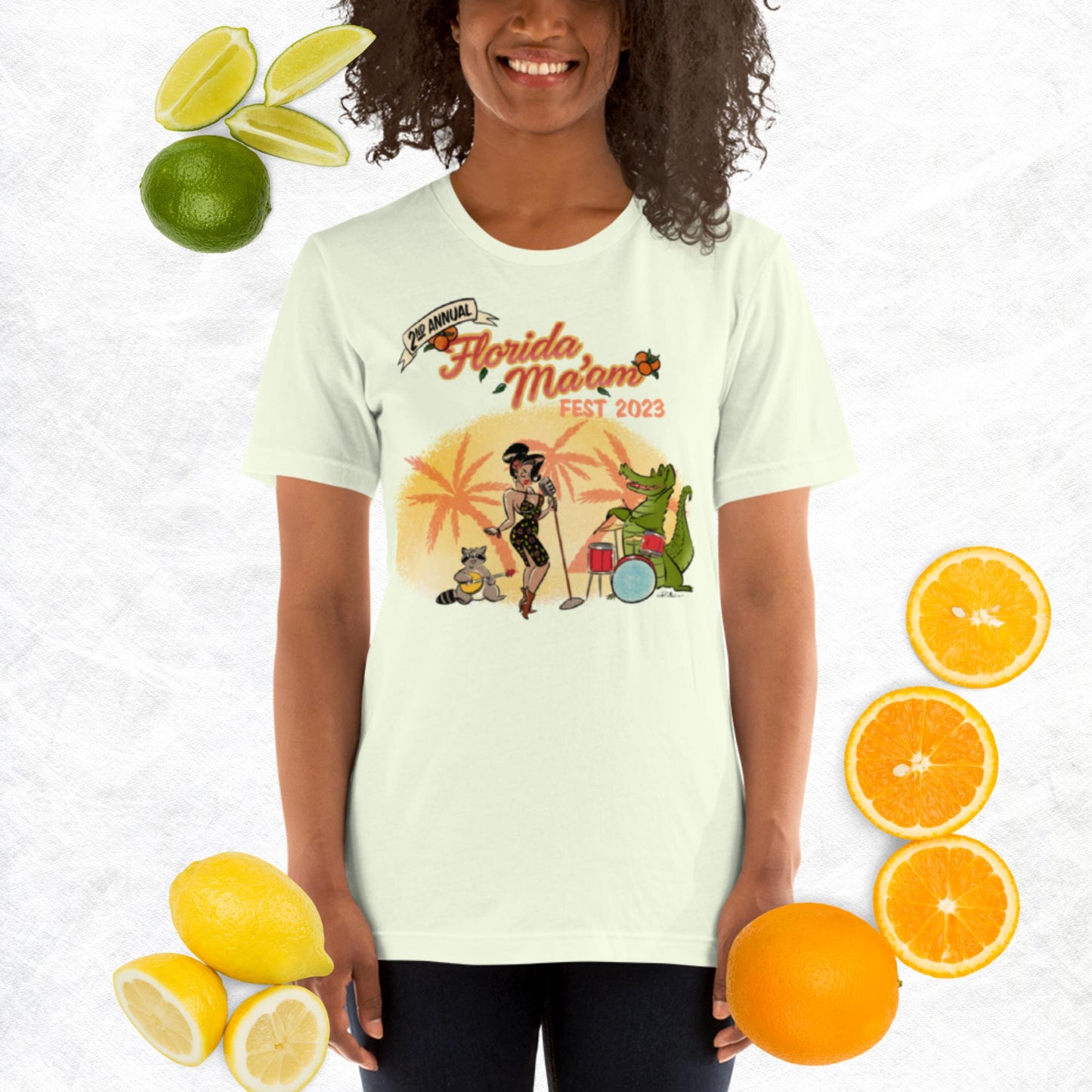 Sweet Tea Florida Ma'am Fest 2023 Unisex t-shirt