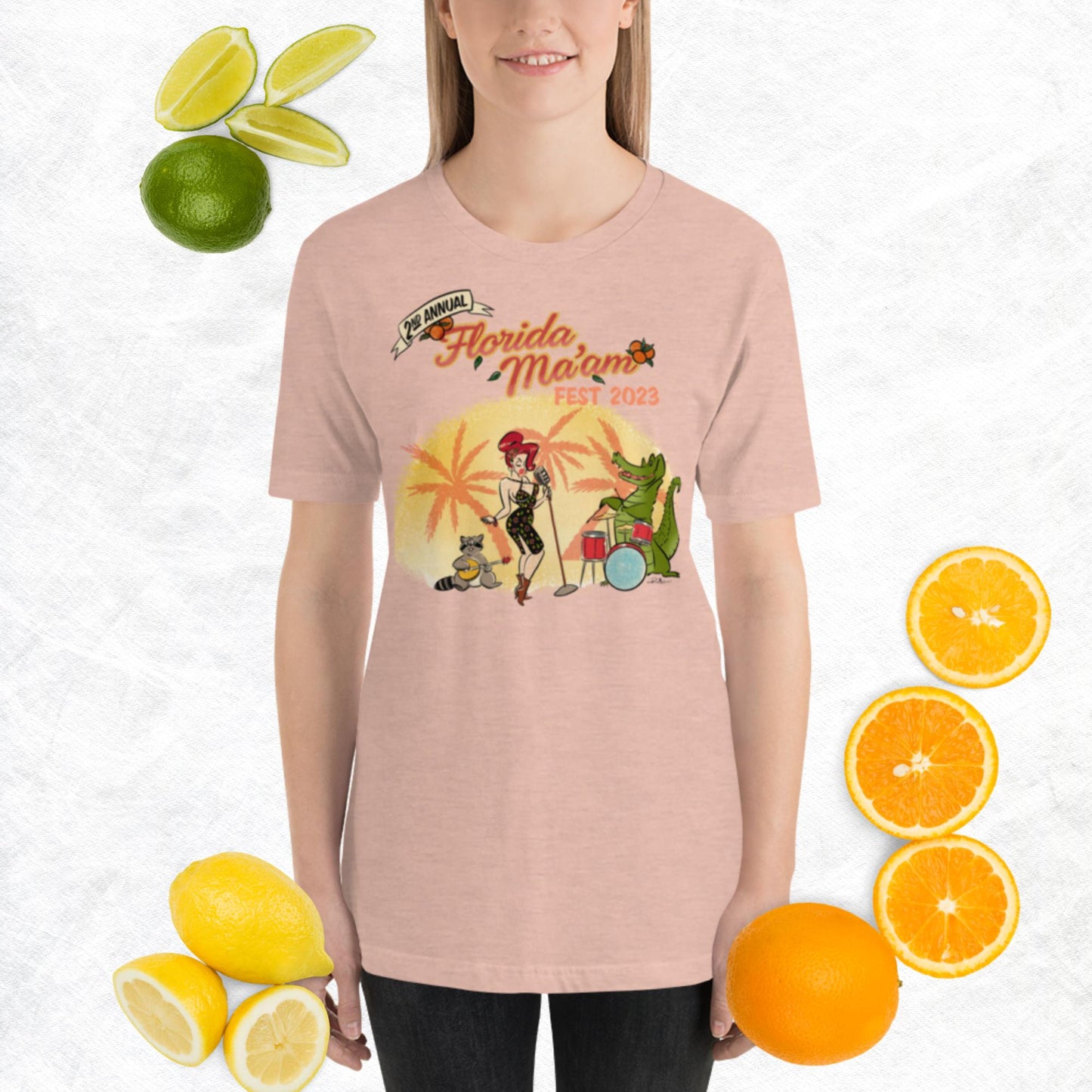 Foxy Roxy Florida Ma'am Fest 2023 Unisex t-shirt