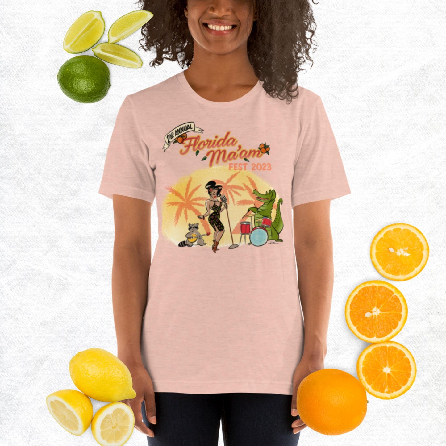 Sweet Tea Florida Ma'am Fest 2023 Unisex t-shirt