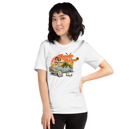 Miss Vixen Joy Ridin' Unisex t-shirt