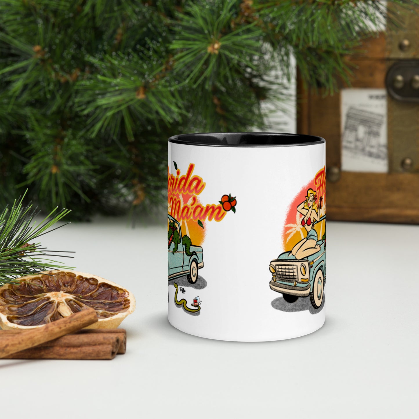 Elly May Joy Ridin' Mug with Color Inside