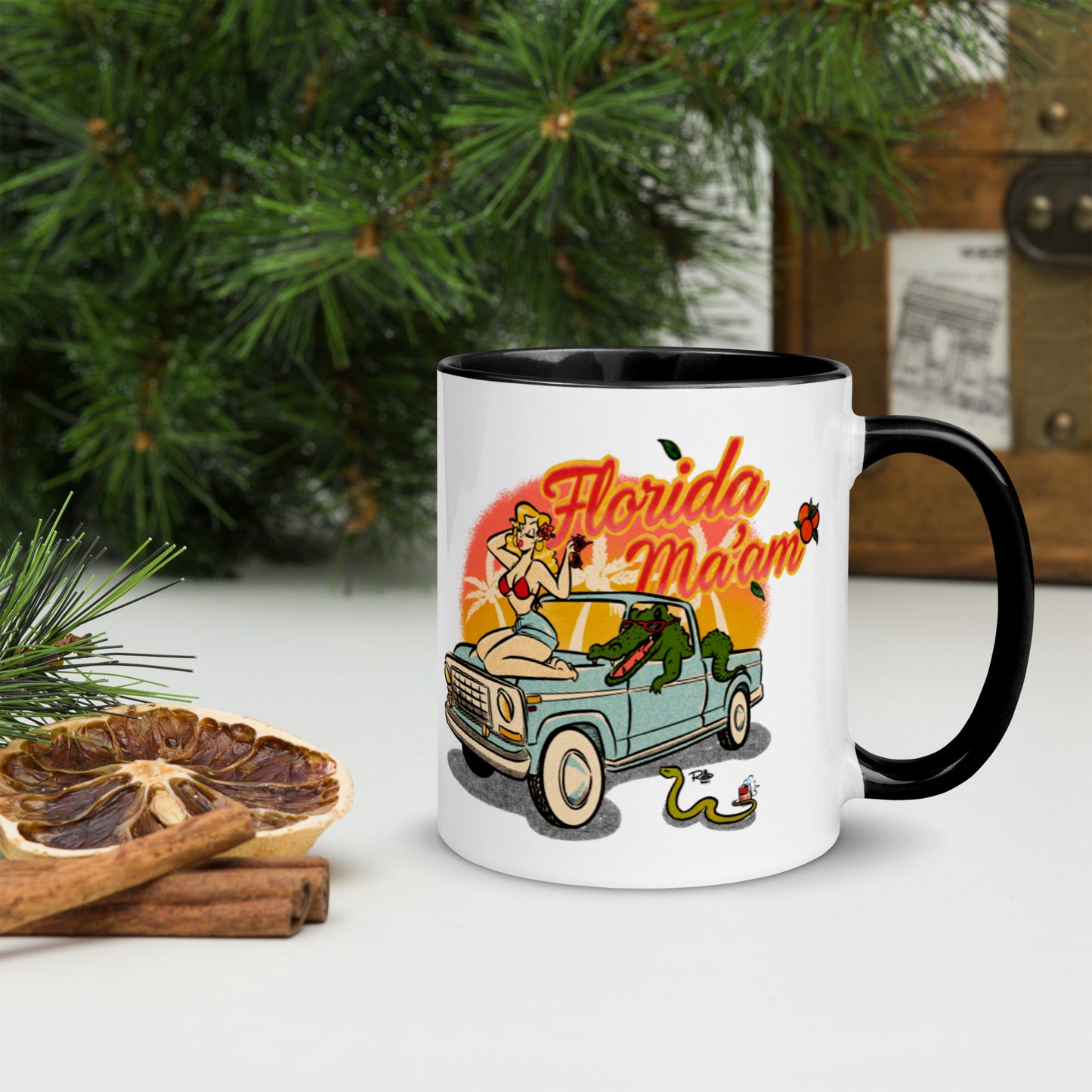 Elly May Joy Ridin' Mug with Color Inside