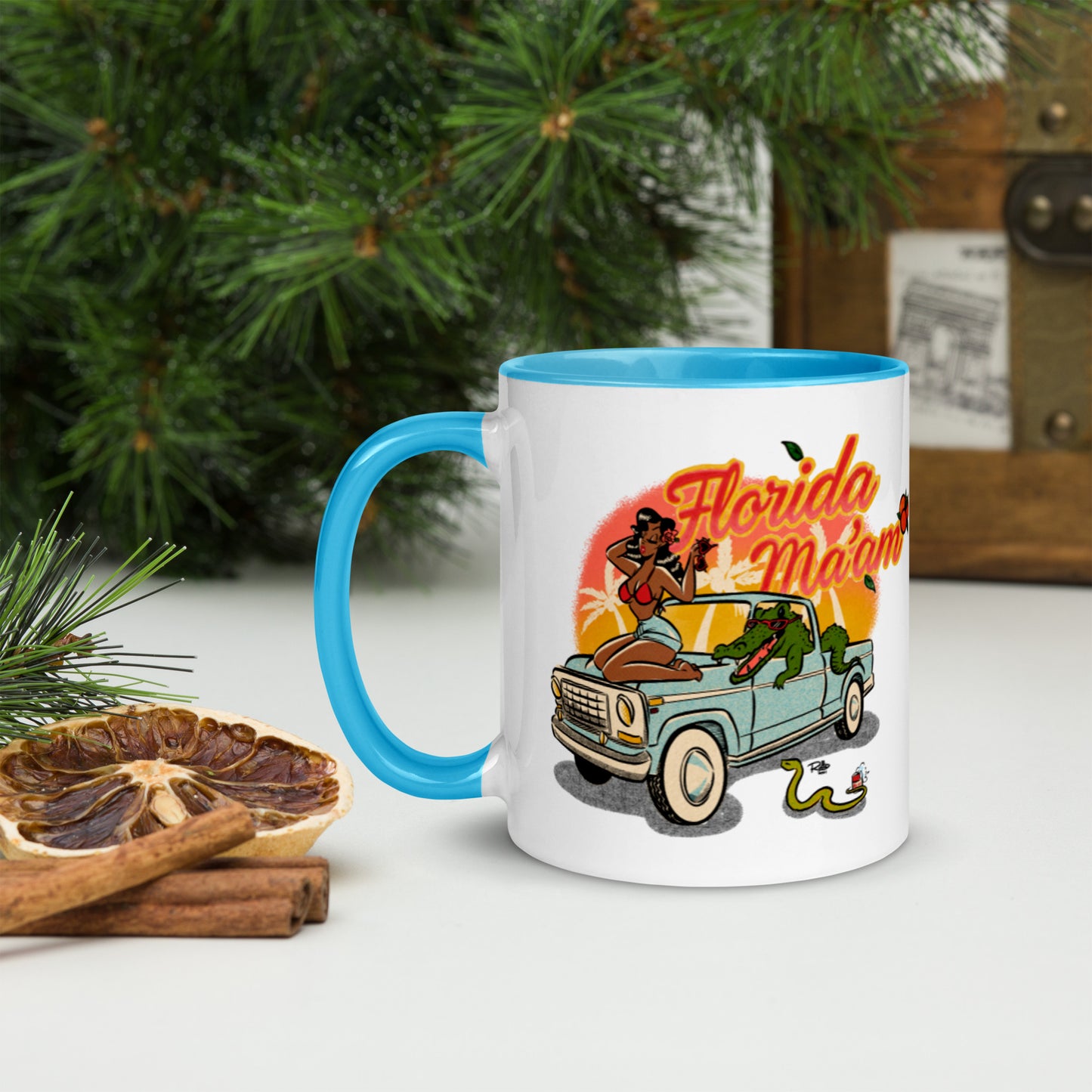 Dreama Joy Ridin' Mug with Color Inside