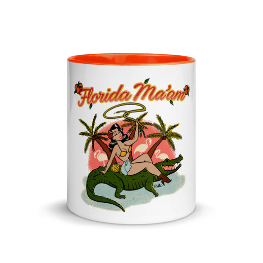 Sweet Tea Gator Ridin' Mug with Color Inside