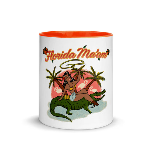 Dreama Gator Ridin' Mug with Color Inside