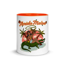 Load image into Gallery viewer, Dreama Gator Ridin&#39; Mug with Color Inside
